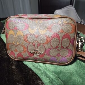 Coach Signature Multicolor Crossbody Bag